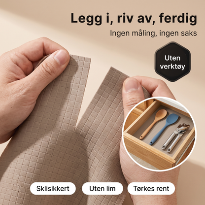 LazyLiner: tear-to-fit grip liner