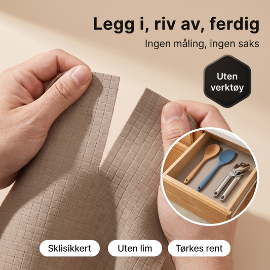 LazyLiner: tear-to-fit grip liner