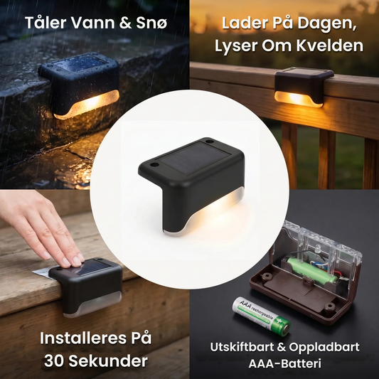 Nordlys – Solcellelampe