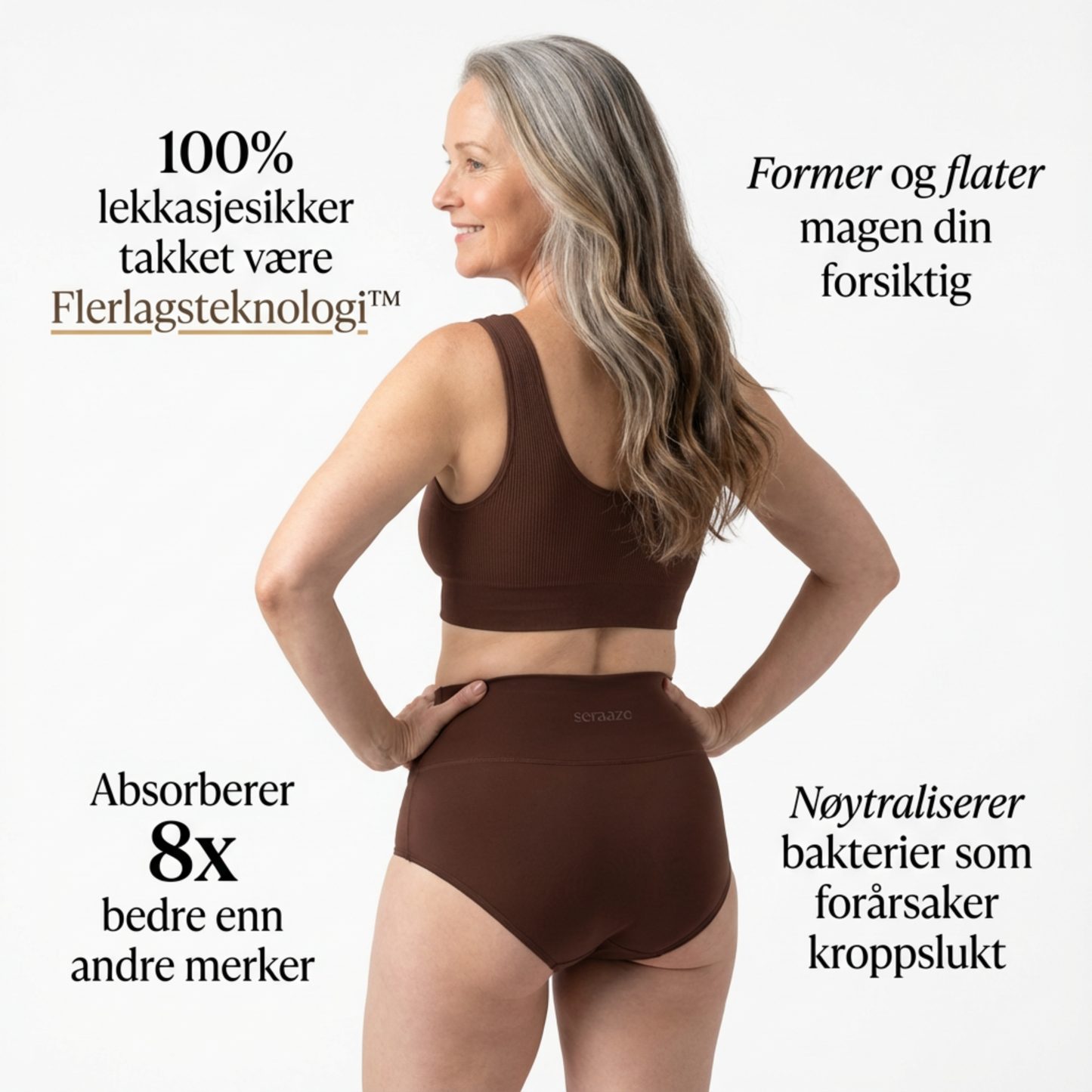 Seraeaze tättslutande underkläder