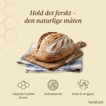 Økologisk bivoks brødpose – 100% bomull