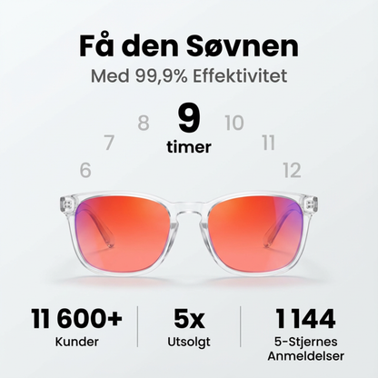 Fokus® | Unisex glasögon med rött glas för blått ljus