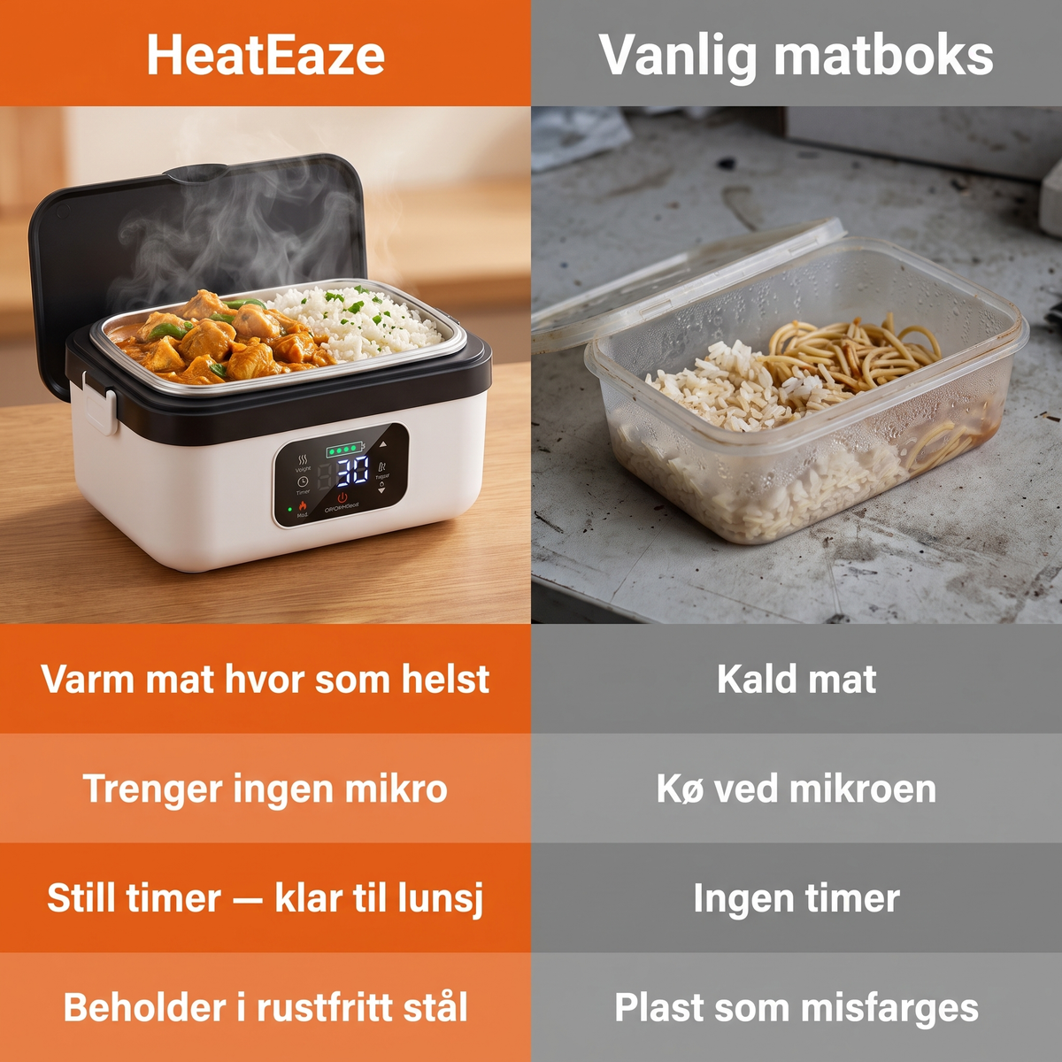 HeatEaze – Varm lunsj, uansett hvor du jobber