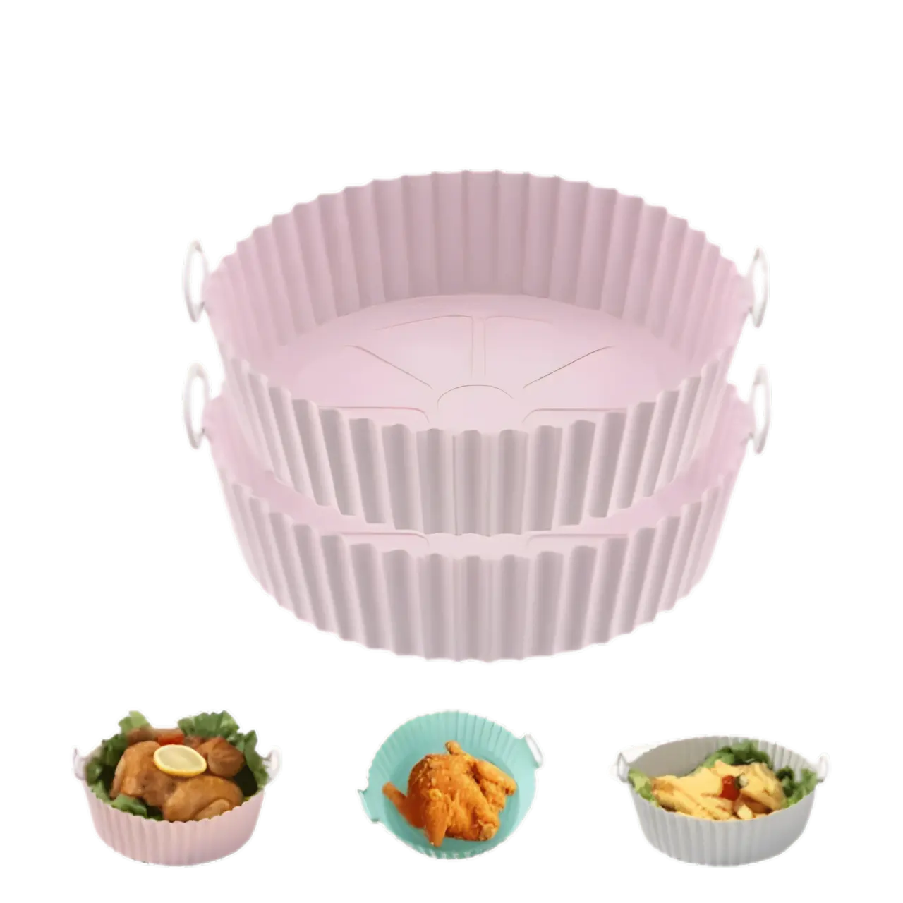 Kitchik EcoAir Silikonformer 2stk - Glem airfryer rot!